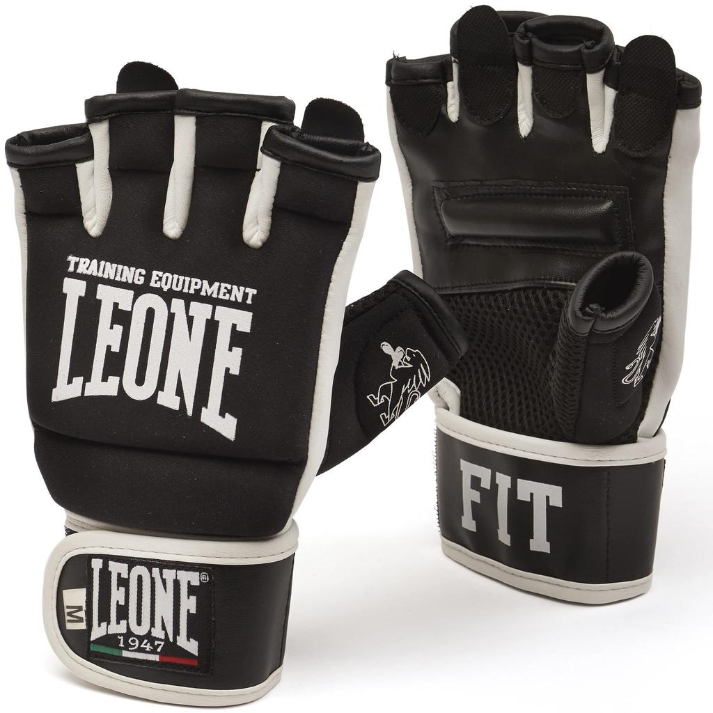 LEONE 1947 Fitness KARATE Boxing Gloves [FIT] Uses Neoprene Mesh Parts Lightweight Velcro Fastener S size/Black GK093 [Genuine Product]