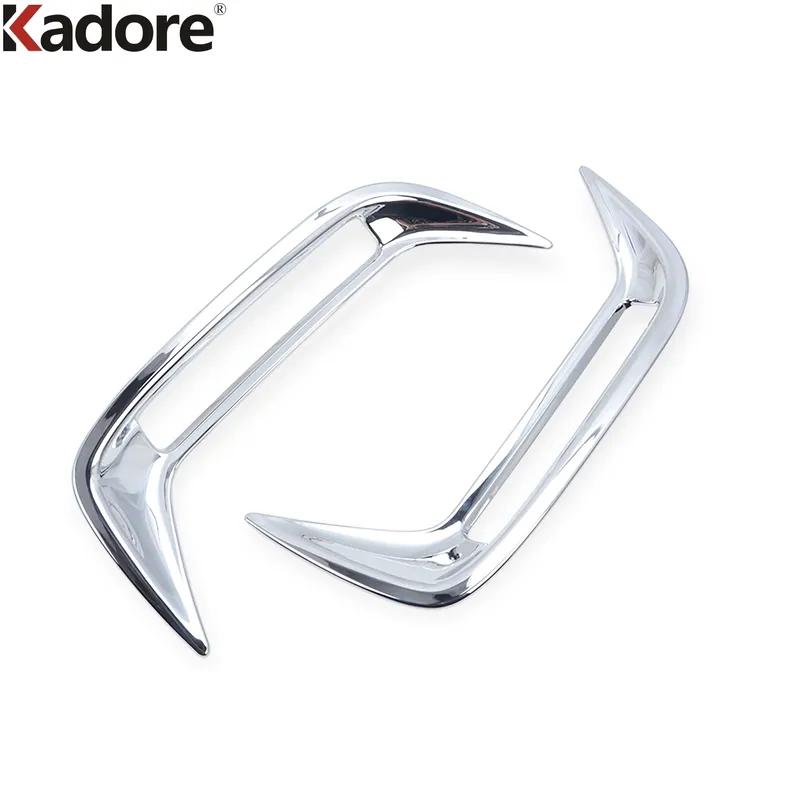 For Toyota Yaris Cross Hybrid - 2024 2025 Chrome Car Rear Fog Light Lamp Cover Trim Foglight Bezel Trims Accessories