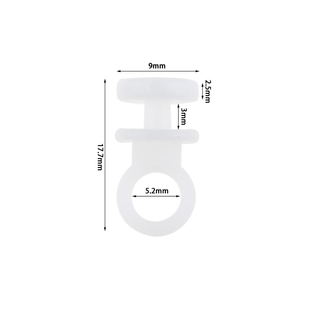 50 Pcs Plastic Rail Curtain Conveyor Hook Rollers Home Curtains Hanger Drapery Tieback Hooks Curtain Accessories Track Slider