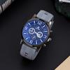 Hochwertige Lässige Herrenuhr, Personalisierte Trend-Quarzuhr, Vielseitige Mode-Herrenuhr mit Silikonarmband
