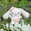Adorable Pink Plush Bunny Keychain 10cm Soft Cute Stuffed Animal Gift With Chains Colorful