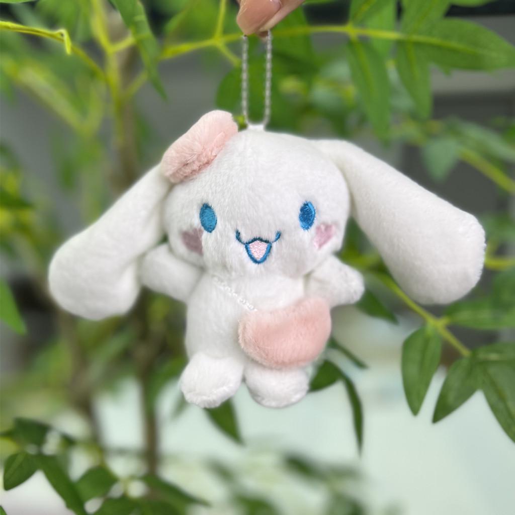 Adorable Pink Plush Bunny Keychain 10cm Soft Cute Stuffed Animal Gift With Chains Colorful