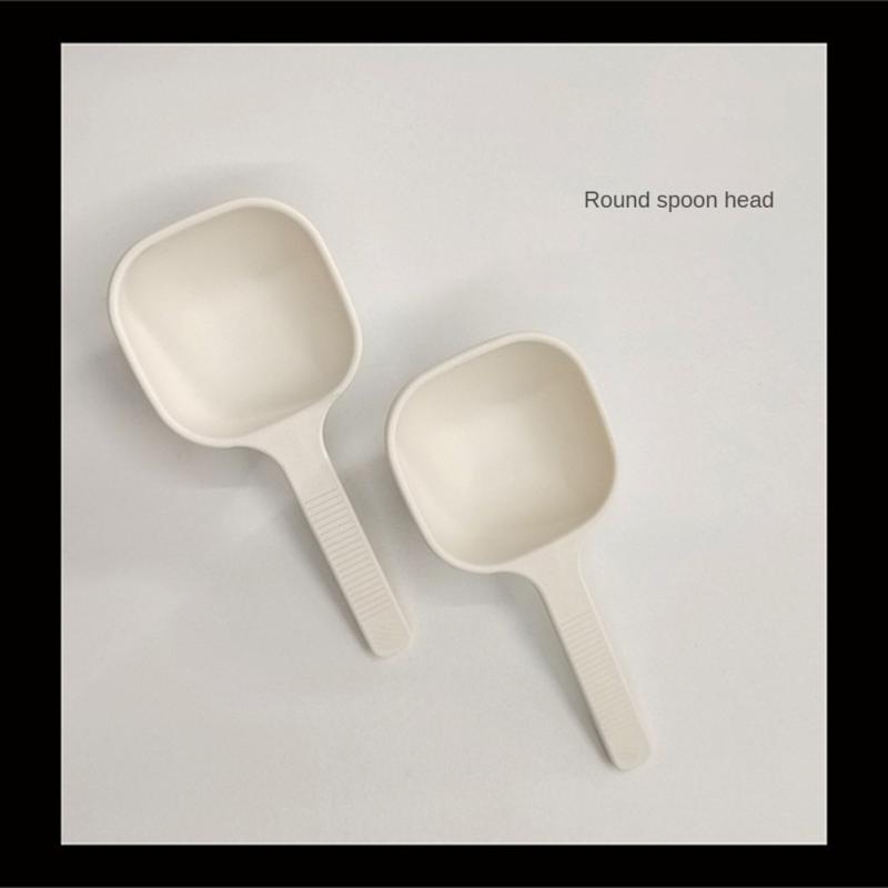 Coffee Bean Spoon Plastic Coffee Measuring Spoon Pressed Powder Durable Dual-purpose Bean Spoon Household Coffeeware Accessories
