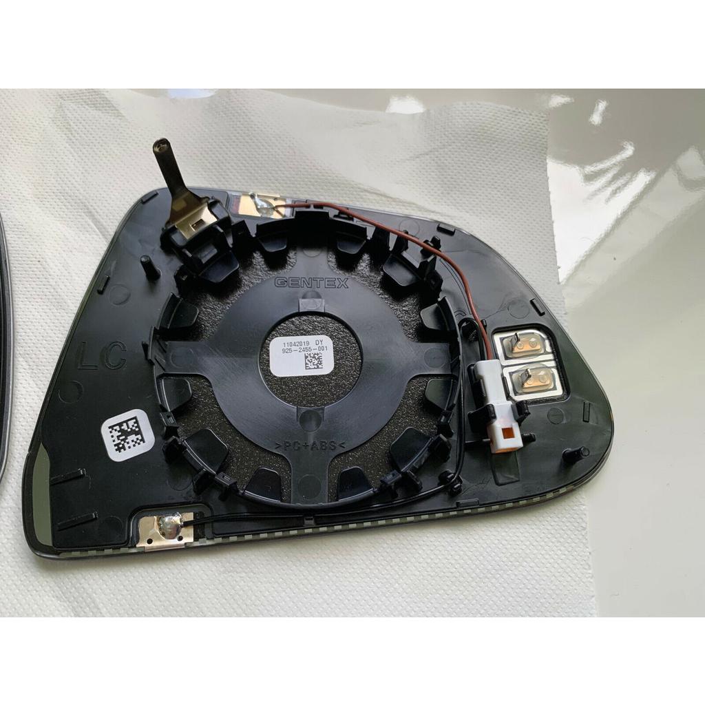 1 Set Left and Right Mirrors Glass SET with Heating & Dimming Anti Dazzle For TESLA Model 3 Car