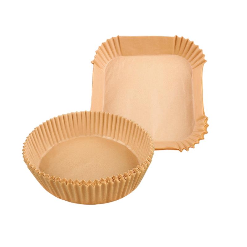 Oil-Proof, Food-Grade Disposable Air Fryer Paper Plate & Bowl Liners