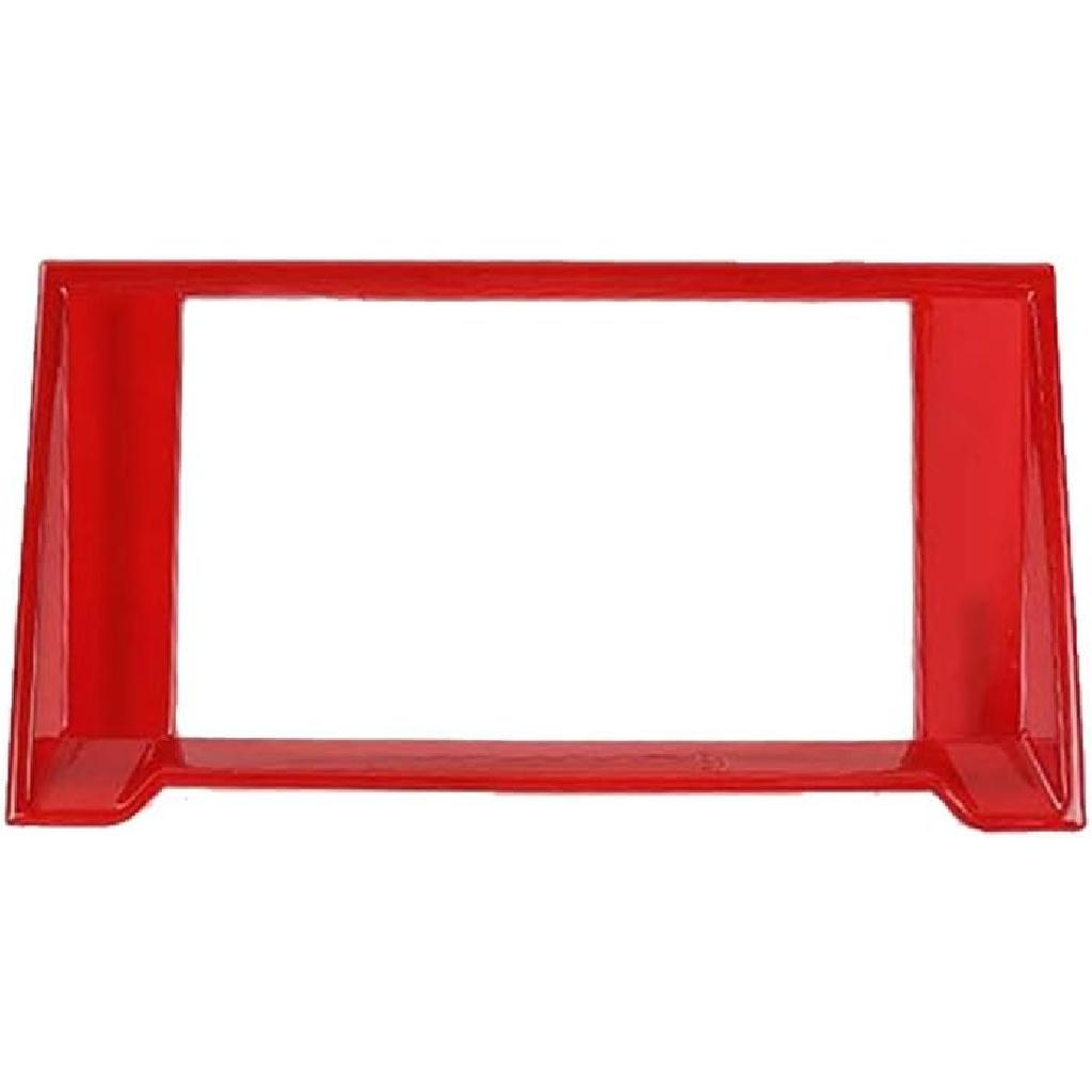 ABS Red Full Interior Decorative Cover Trim Sticker Compatible with Ford F150 2015-2020 (4pcs/Set Inner Door Handle Under Decorative Strip)