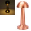 Cordless Mushroom Table Lamp USB Rechargeable 3 Colors Adjustable Dimmable Metal Cute Bedside Lamp