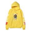 Record of Ragnarok Lu Bu Vollfarbiger Anime Hoodie Japanischer Drachen-Ärmeldruck Lässiger Pullover mit langen Ärmeln Sweatshirt