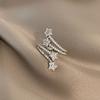 Women's Minimalist Geometric Round Zircon Ring Elegant Versatile Finger Jewelry