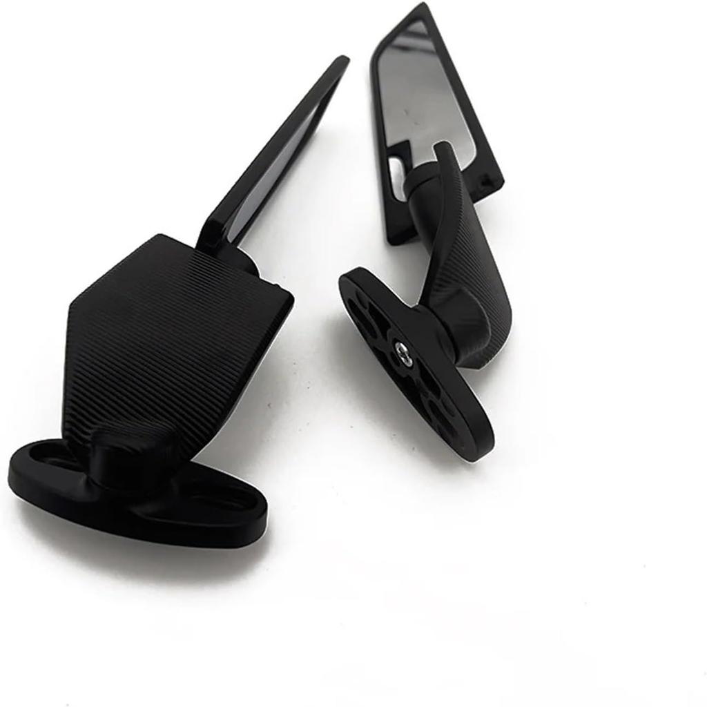 Compatible with Suzuki GIXXER SF 250 Motorcycle Mirrors Modified Wind Wing Adjustable Rotating Rearview Mirror