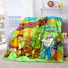 Halloween fantasy comedy adventure cartoon movie Scooby-Doo blanket soft home furnishing nap decoration four seasons warm Sherpa blanket U12