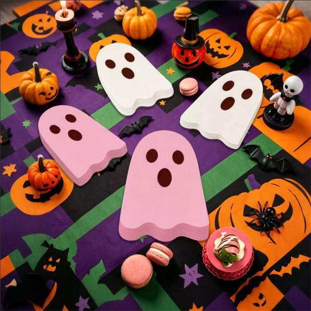 25/50 PCS Tableware Halloween Party Napkins Universal Party Decor Supplies Home Party
