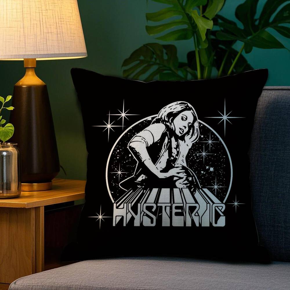 HHystericS GGlamour Pillow Case Plush Fabric Soft Double Sided Print Sofa Cushion Cover Throw Pillow Covers