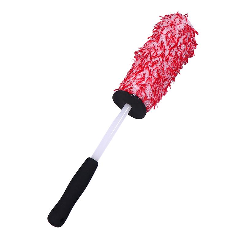 Multifunctional Use Car Wheel Tire Rim Cleaning Brush Microfiber Car Wash Brush Portable Car Dust Removal Brush Car Washing Tool