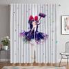 Blackout Curtains for Camera Kiki's Delivery Service Curtains Child Room Halloween Decoration Window Curtain Tulle for Bedroom