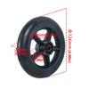 5Inch Wheelchair Front Castor Anti Slip Wear-resistant Solid Tire Wheel Replacement Travelling Trolley Caster