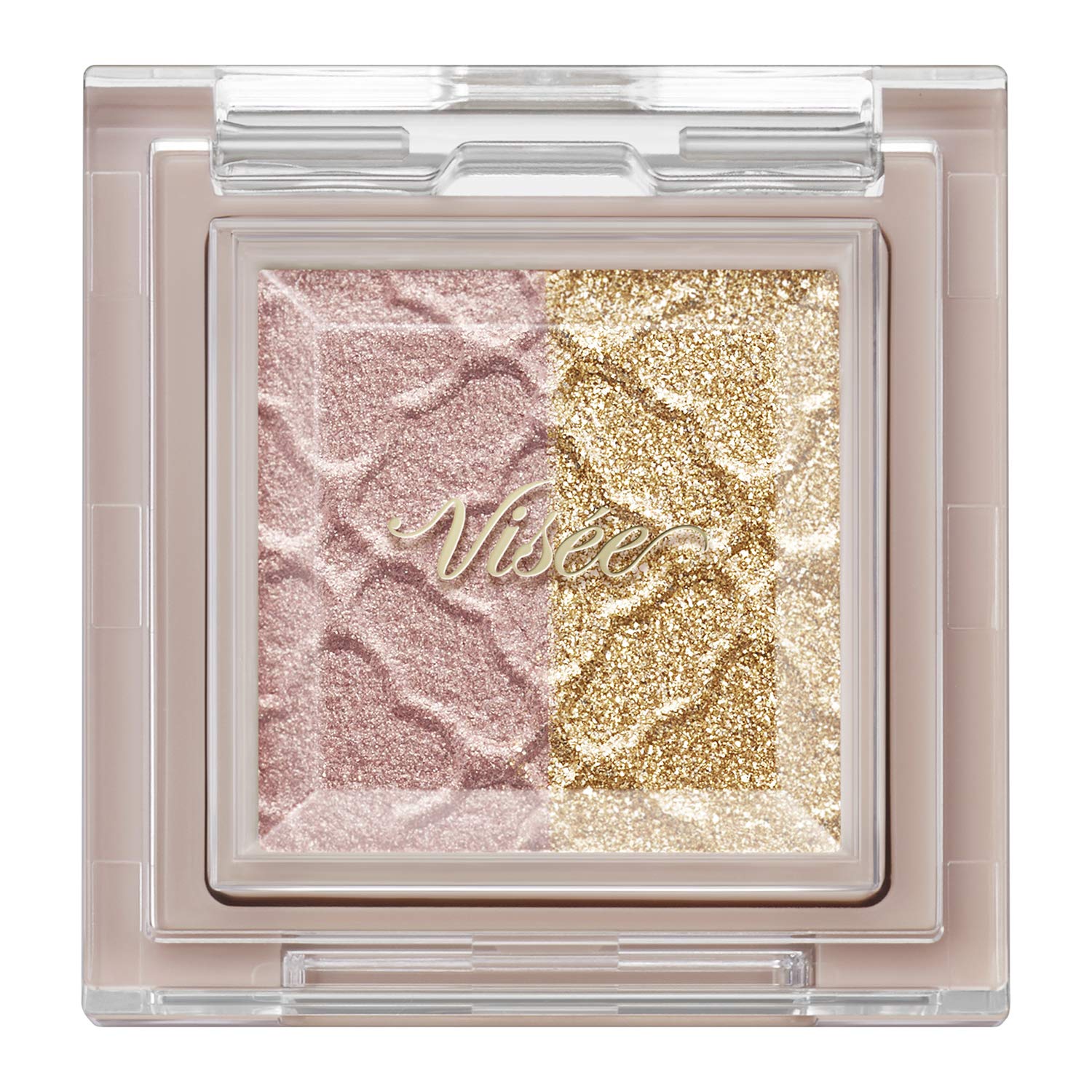 Visee Riche Dazzling Duo Eyes Eyeshadow OR-1 Beige Orange 1.2g
