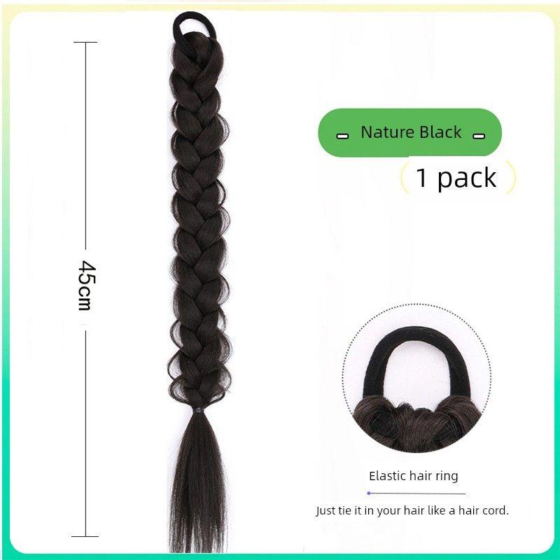 

Парик в древнекитайском стиле, косички в стиле «рыбий хвост», «булочка», тибетский натуральный с мелированием, пузырчатая коса, съемка во время поездки в Тибет и Юньнань, хвост, искусственная коса Fishbone braid-Nature black [one pack]]