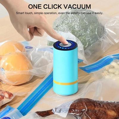 Electric Mini Wireless Vacuum Food Sealer Compact Portable Handheld Fresh Ingredient Preservation Kitchen Tool