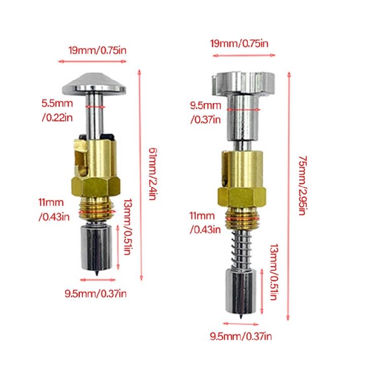 Universal Motorcycle Accessories for Super E Enricher Choke Adjustment Knob Easy Installation Adjustment Enrichment Knob