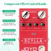 JOYO R-27 SCYLLA Bass Compressor Pedal High Dynamic Control Range Studio-grade Bass/Guitar Pedal with ATTACK/RELEASE/RATIO Knobs