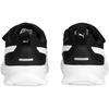 Puma Evolve Run PU Versatile Comfortable Shock Absorbing Breathable Low Top Walking Shoes Baby Shoes Black White 389692-01