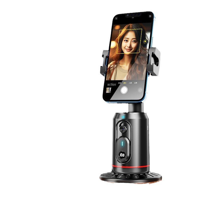 Q02 Smart AI Gimbal: 360° Face Tracking & Rotation for Live Streaming