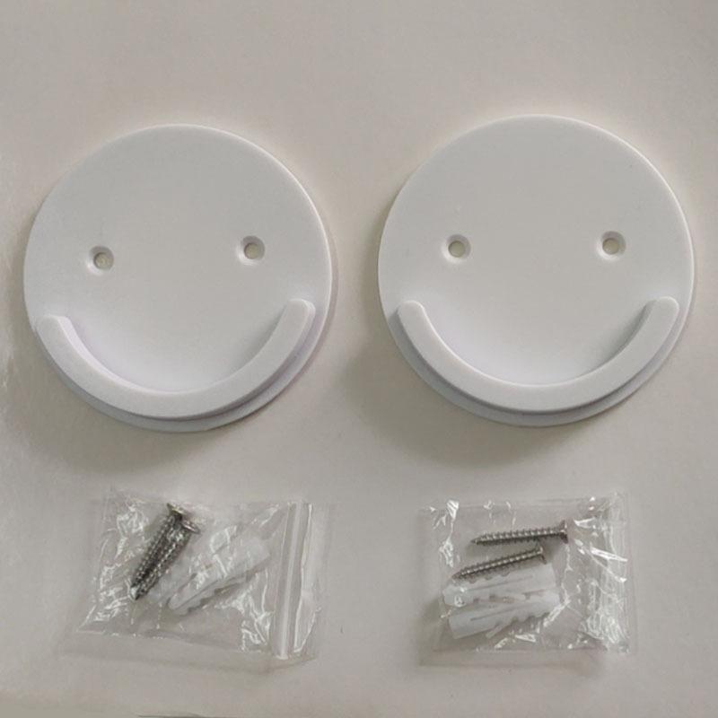 

Міцний карниз Кронштейни Тримачі Гачки Самоклеючі регульовані настінні штори Фіксована кліпса Підвісна стійка Гачок Аксесуари для ванної кімнати One Size білий