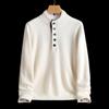 Pierre Cardin Men's Thickened Cashmere Blend Pullover Sweater