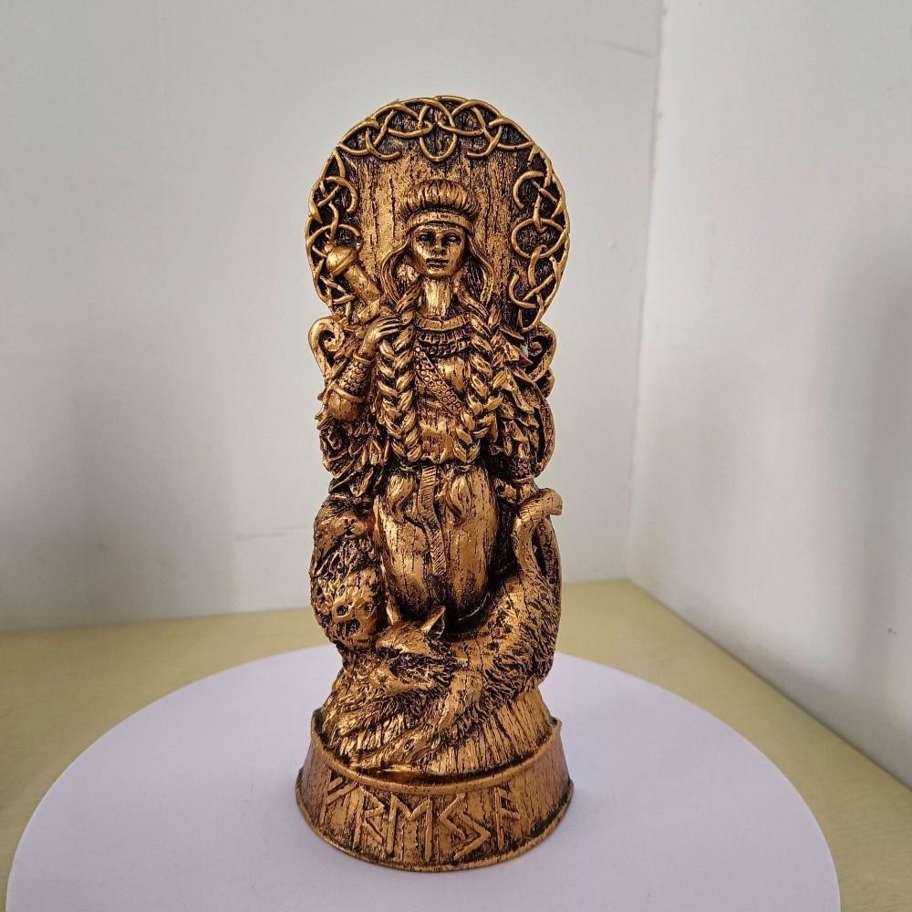 Carving Nordic Gods Sculpture Resin Crafts Myths and Legends Statue Home Decoration