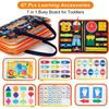 Educational Montessori Busy Board for Ages 3-6 - Sensory Toy for Early Learning  Fine Motor Skills Development