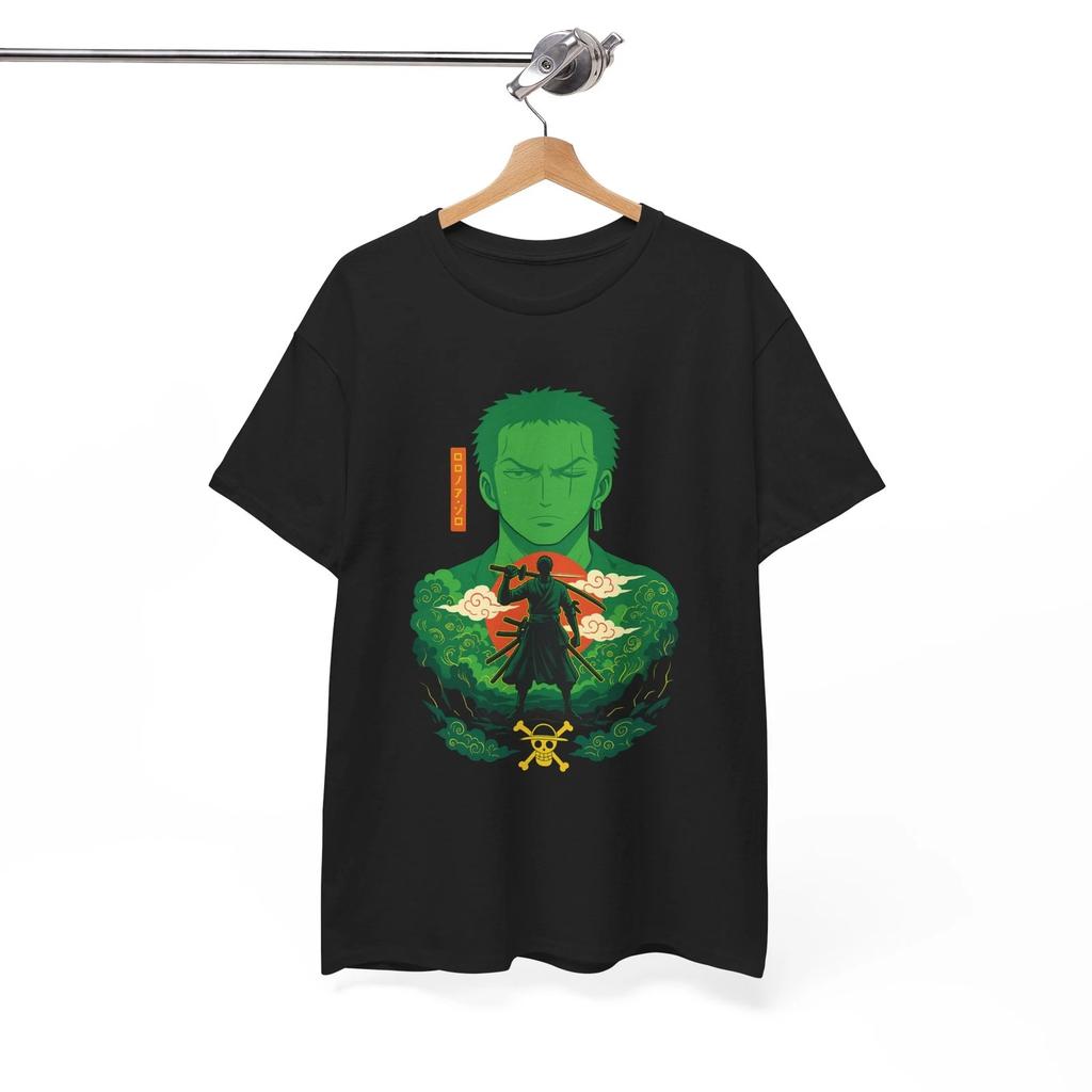 Koszulka z grafiką anime Zoro, Streetwear, Prezenty dla fanów anime, One piece