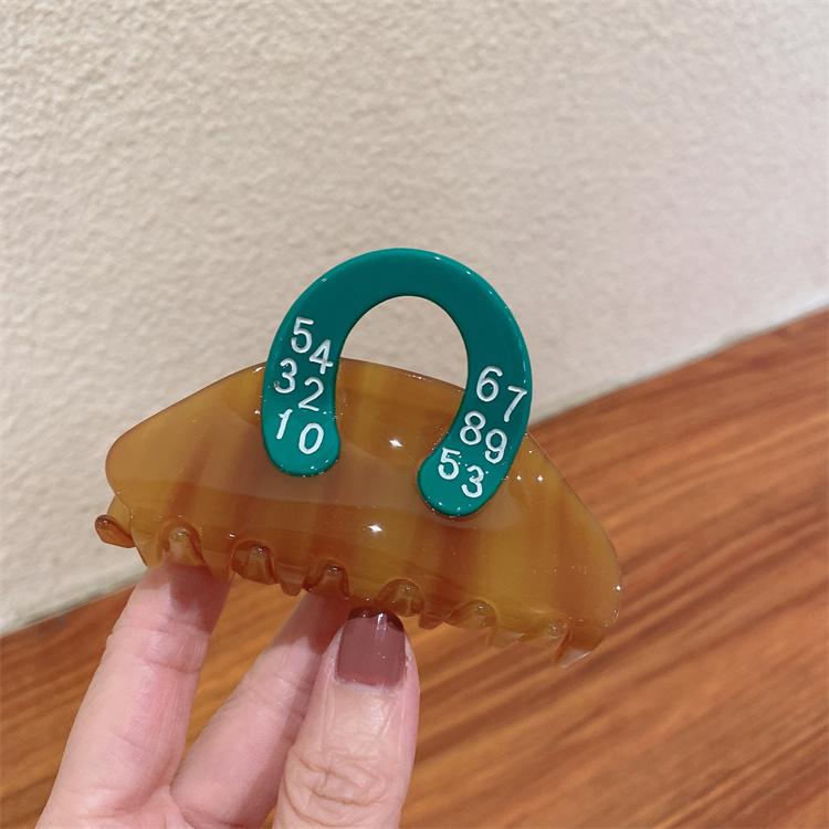 Hair Claw Fashion Sweet Colors Acetate Hair Claw Clips for Woman Girls Thick Hair