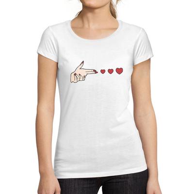 Damen Grafik Court Maches Tournage Cour Amour T-Shirt Action de Graces Xmas Cadeau Idees T-Shirt