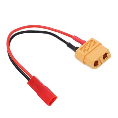 XT60 Female Plug To JST Female Adapter Cable 10cm 22AWG Soft Silicone Charging Adapter   Wire for RC Plane Car