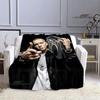 Eminem Hip-hop Singer Printing Blankets Warm Blanket Flannel Blanket Picnic Blanket Blankets for Beds Birthday Gift
