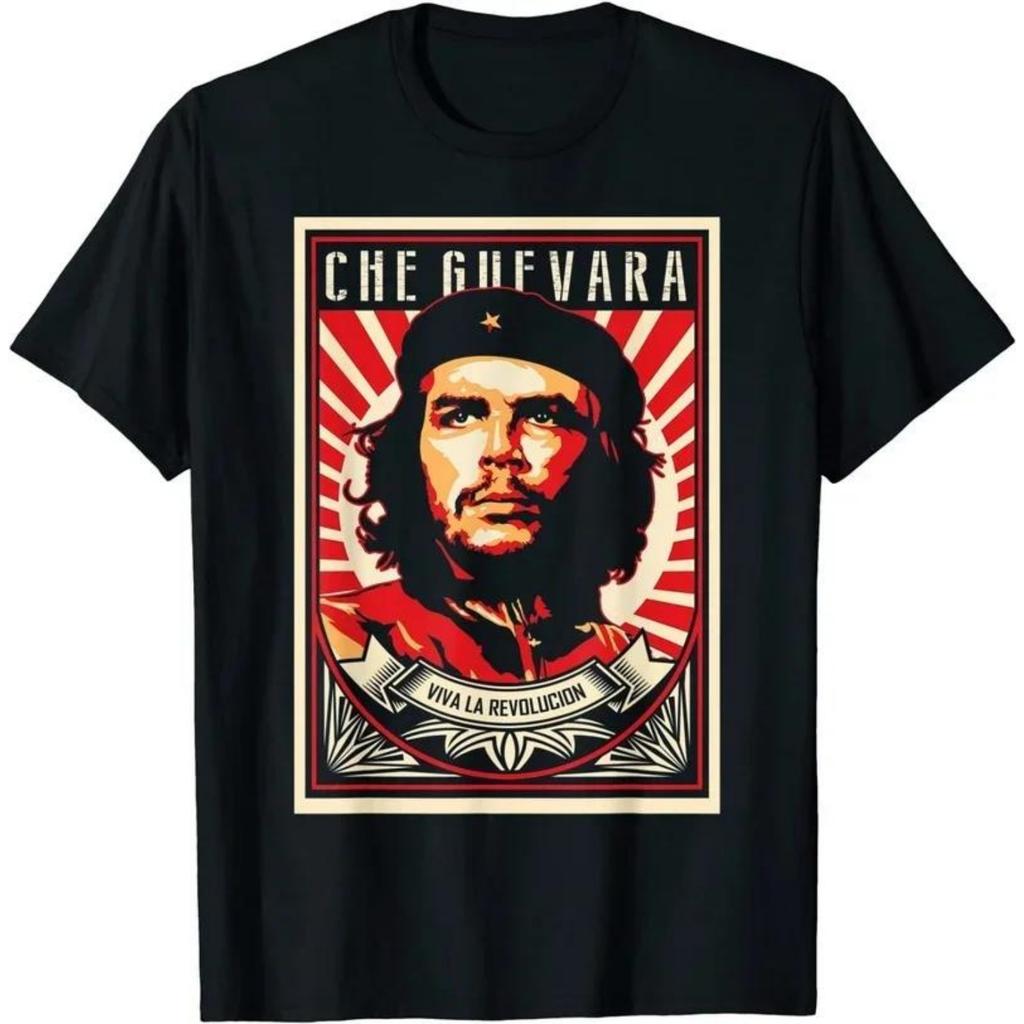 Maglietta Che Guevara Maglietta Ribelle Cubana Maglietta Rivoluzione Guerriglia Casual Manica Corta Uomo Donna T-Shirt Fresca Girocollo T-shirt