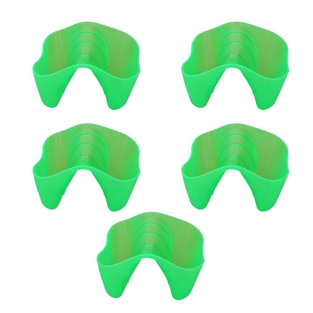 5 PCS Rubber Fishing Gloves Anti Slip Fish Catcher Hand Guard Fish Catching Gloves Fishing Supplies