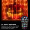 Curtain String Light Rgbic Dream Color Programmable Smart Led Window Fairy Lights For Christmas Wedding Bedroom Decor