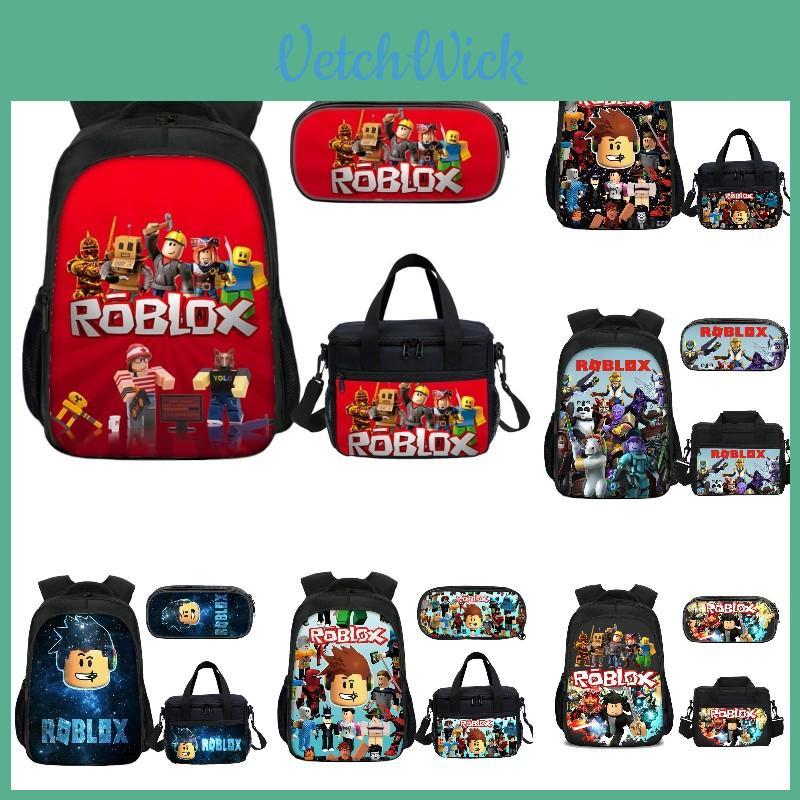 Roblox Backpack Set 3 Pieces For Travel Sports And More