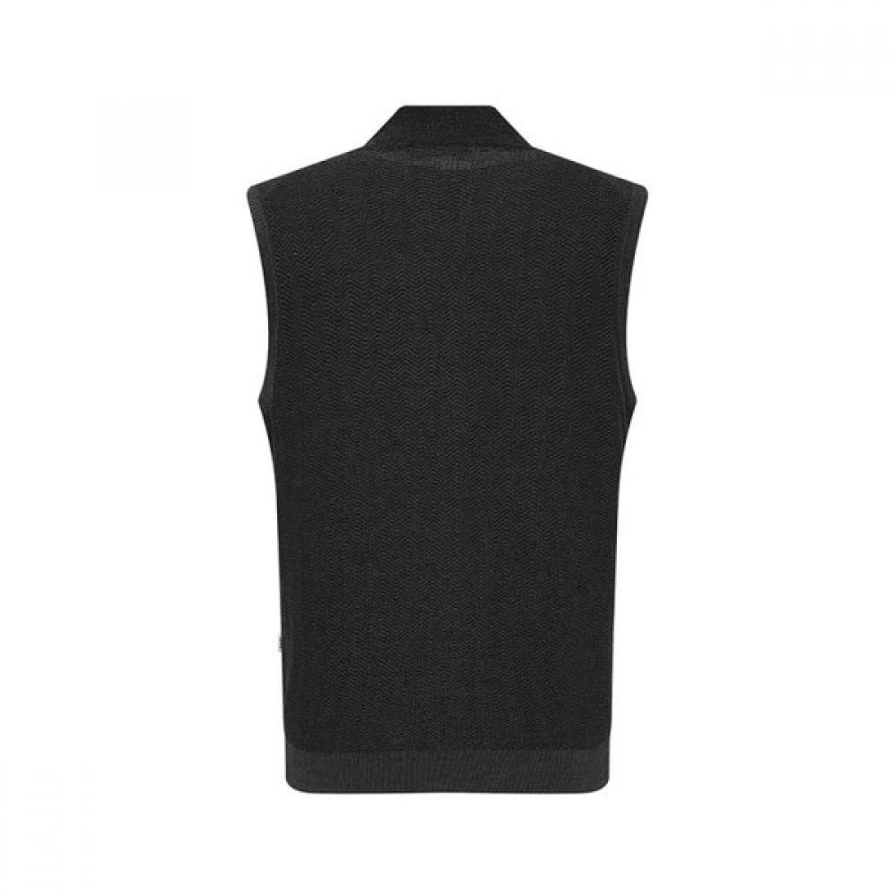 Daks Men S Wool Blend Herringbone Open Regular Fit veSt dma1Swve102cg