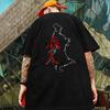 New 3d Japanese Samurai Bushido Print Tshirt For Unisex Summer Casual Street Trend Top Loose Oversized Short Sleeve Oneck T Shirt