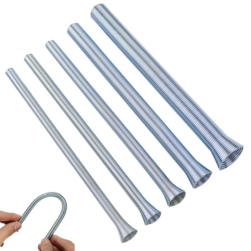 5 pezzi Curvatubi a Molla Strumenti per Curvare Tubi in Alluminio Curvatubi 5/8" 2/1" Tubo in Rame per Condizionamento d'Aria