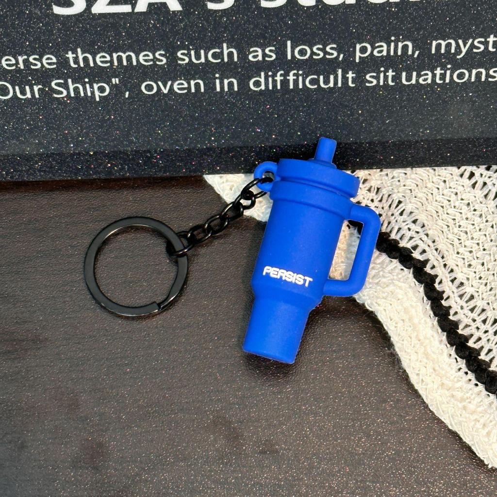 Eco Mini Gummi Pickleball Schläger Schlüsselanhänger - Sportrucksack Anhänger