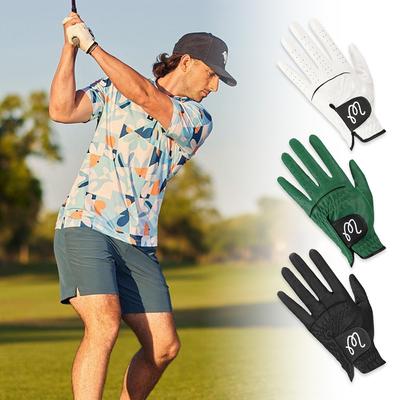 1PC Fashionable Golf Gloves For Left Hand Anti-Slip And Breathable Pu Leather Sports Gloves Golf Equipment