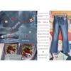 Foreign Trade Original Order Nin * Thhallalyssiarose Rhinestone Embroidery Rose Horn Jeans D8 1245