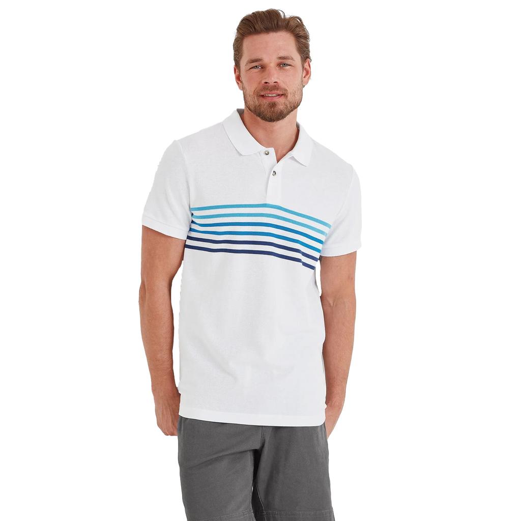 TOG24 Mens Bolton Striped Polo Shirt