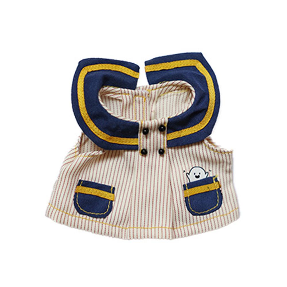 For 17cm Labubu Doll Clothes Fashion Clothes Dresses Doll Clothes Color Match Skirts Dolls Accessories Cute Decoration Little Clothes