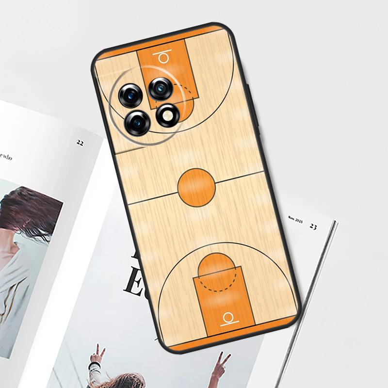 Basketball Court Case For OnePlus Nord CE 5 3 4 Lite N20 N30 OnePlus 15 13 12 11 10 Pro 12R 13R 10T 13T Cover