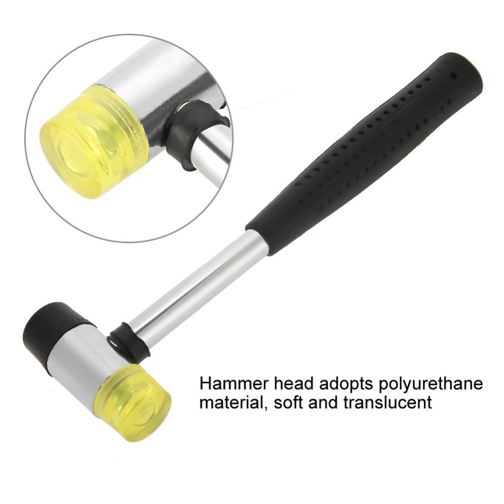 Rubber Material Rubber Hammer 25mm Size Double Faced Hammer Small Mallet  Woodworking Projects
